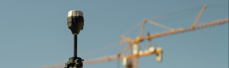 crane with drone